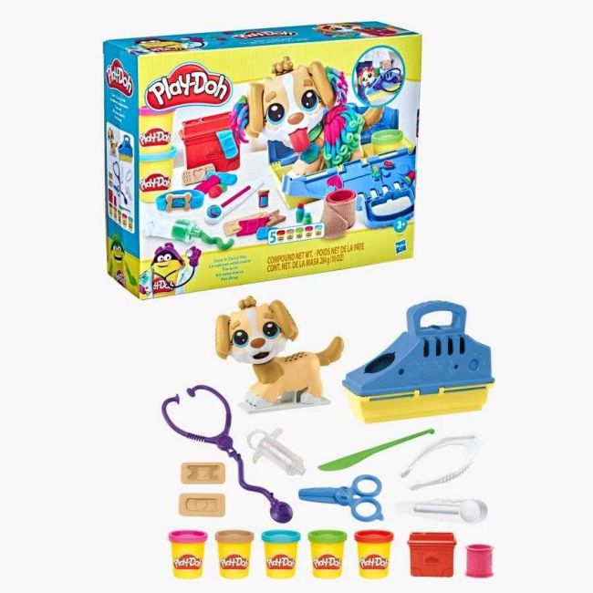 Massinha Play-Doh Kit Veterinário Pet Shop Hasbro