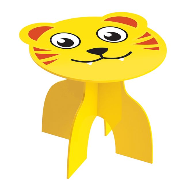 Mesa Infantil Madeira Criança Decoração Festa Tigre Junges