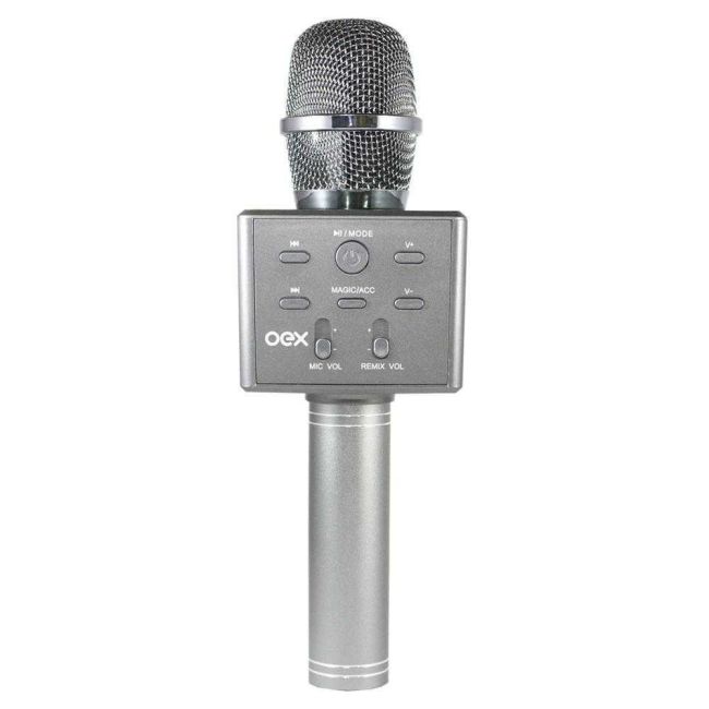 Microfone Bluetooth Chumbo Superstar Oex