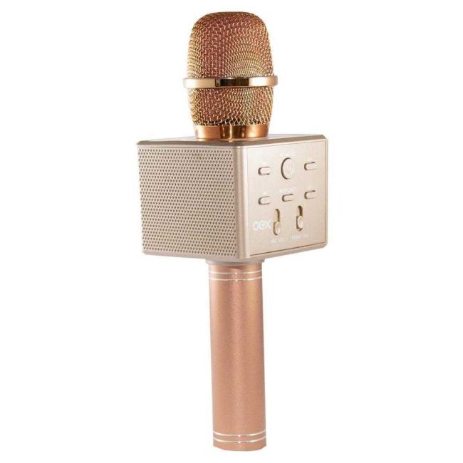 Microfone Bluetooth Rose Superstar Oex