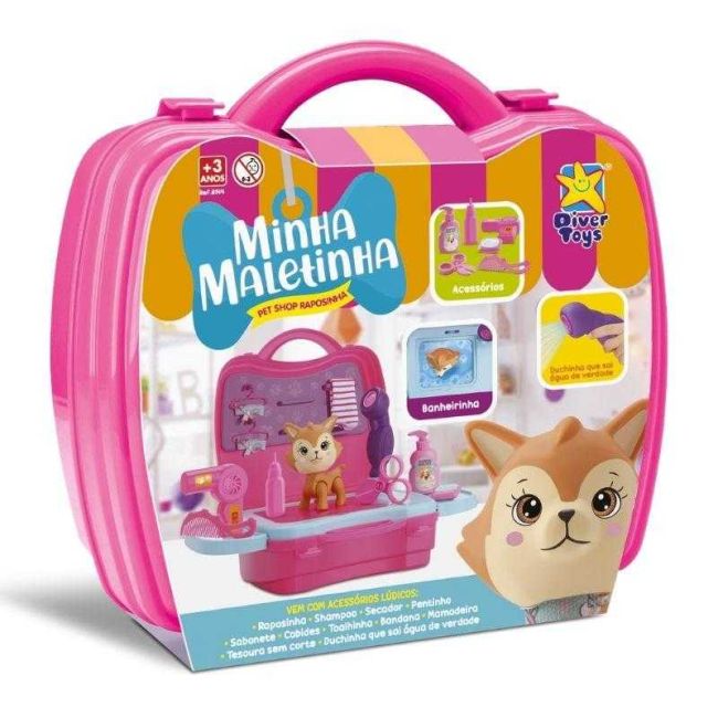 Minha Maletinha Pet Shop Raposinha Divertoys