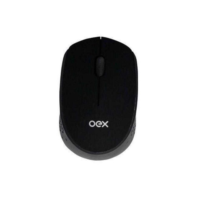 Mouse Cosy sem Fio com Sensor Óptico Wireless Usb Preto Oex