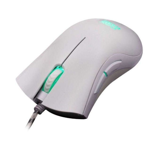 Mouse Gamer 5 Botões Led 7200 Dpi Conexão USB Branco Oex Game