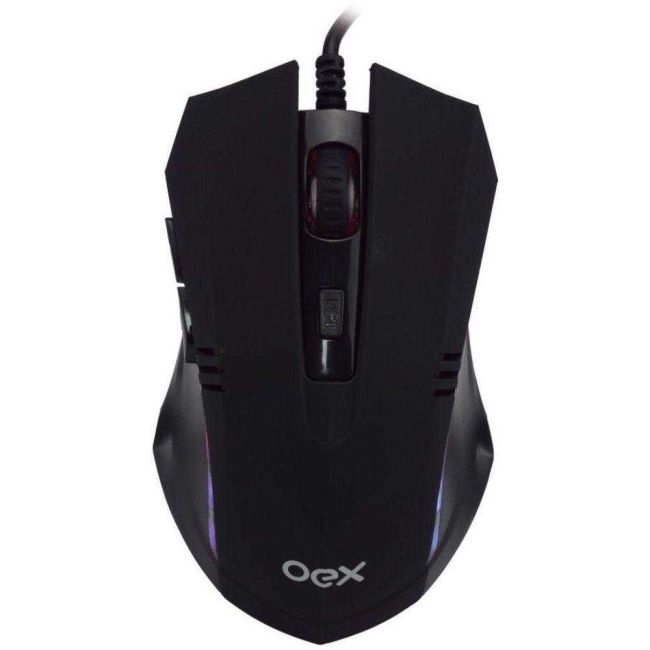 Mouse Óptico com Fio USB Newlink Preto Oex