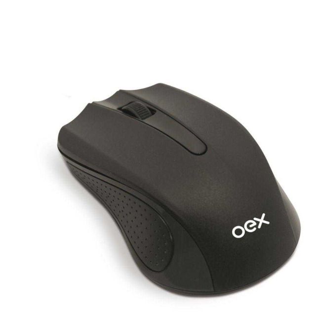 Mouse Óptico sem Fio Wireless USB Preto Oex