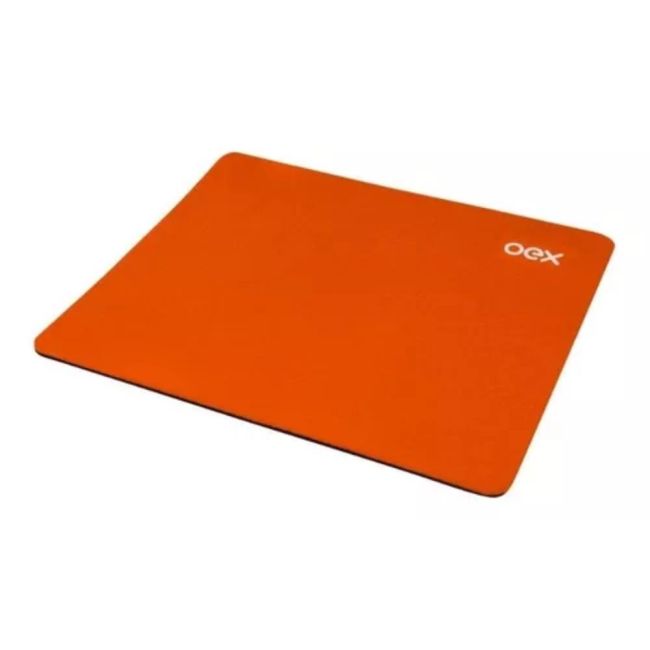 Mouse Pad Eva Revestido de Tecido Laranja Oex