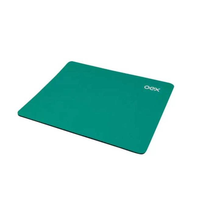 Mouse Pad Eva Revestido de Tecido Turquesa Oex