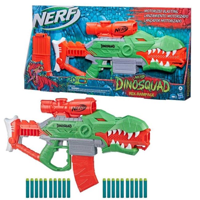 Nerf Dino Rex Rampage Motorizada Hasbro