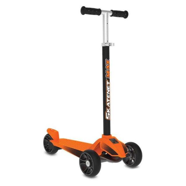 Patinete Skatenet Max Laranja Suporta 120kg Bandeirante