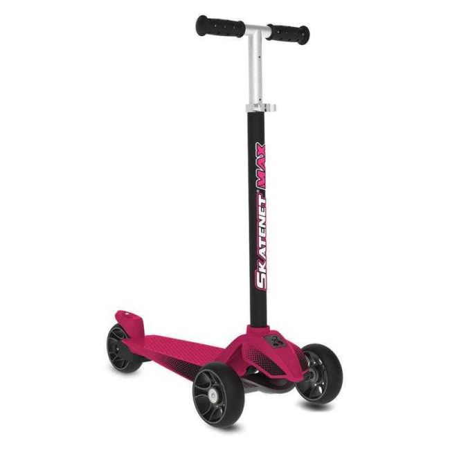 Patinete Skatenet Max Rosa Suporta 120kg Bandeirante