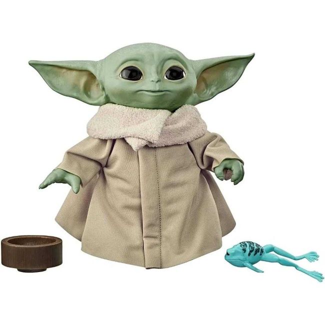 Pelúcia Falante Mandalorian The Child Baby Yoda Star Wars Hasbro