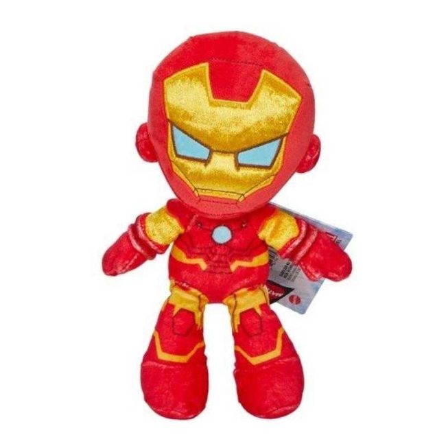 Pelúcia Premium Homem de Ferro 20 Cm Marvel Mattel