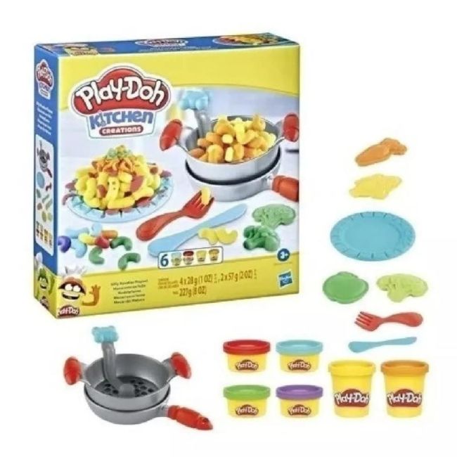 Play Doh Kitchen Massinha de Modelar Macarrão Maluco Hasbro