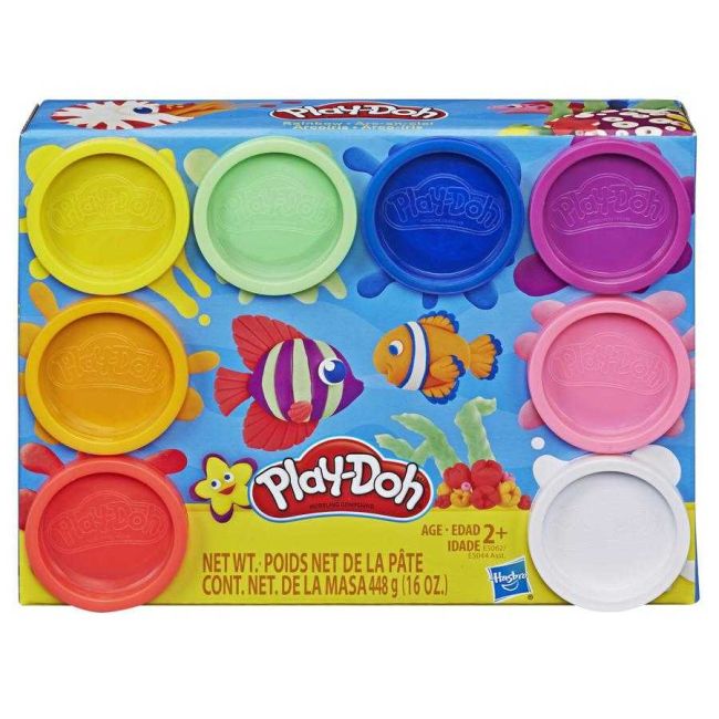Play Doh Massinha de Modelar Kit Um Arco-Íris de 8 Cores Hasbro