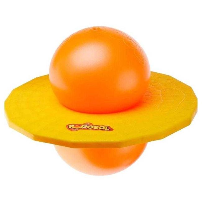 Pogobol Amarelo e Laranja Brinquedo Clássico Estrela