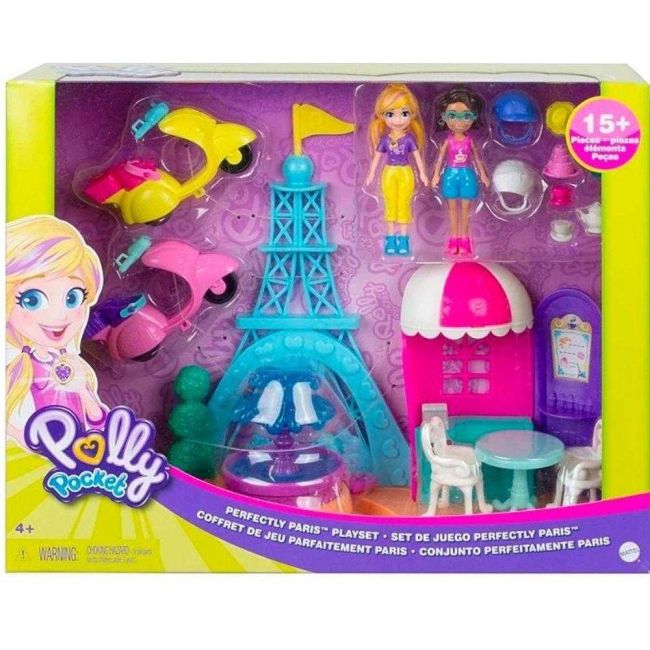 Polly Pocket Boneca Kit Aventura em Paris Mattel