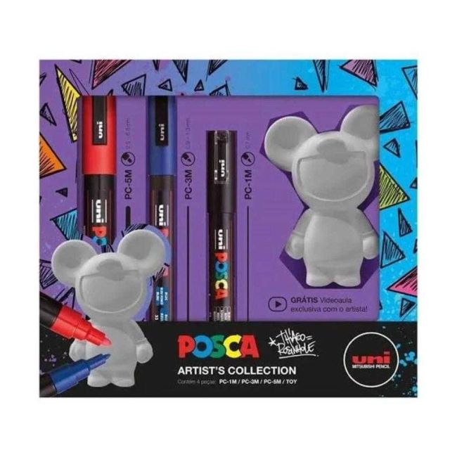 Posca Artist's Collection By Thiago Rosinhole Toy Art Uniball