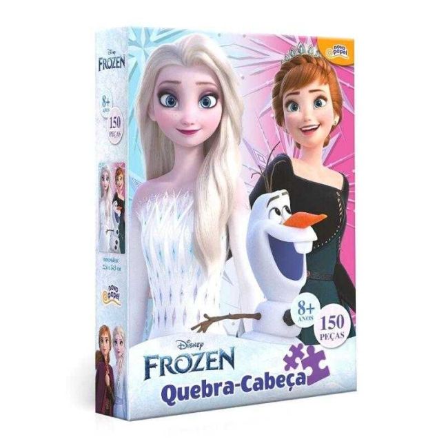 Quebra Cabeça 150 Peças Frozen Disney Novo Papel