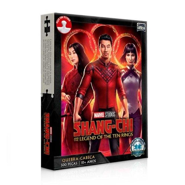 Quebra Cabeça com Textura 500 Peças Shang-Chi Marvel Studios Toyster