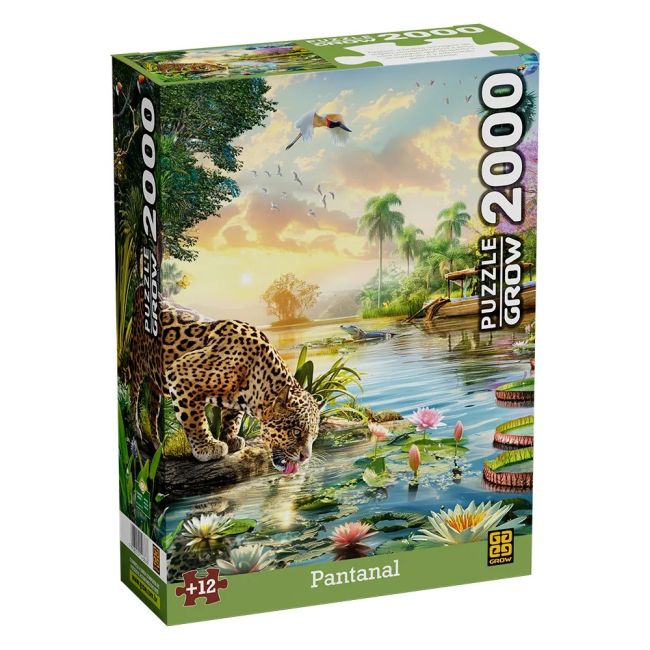 Quebra Cabeças 2000 Peças Pantanal Grow
