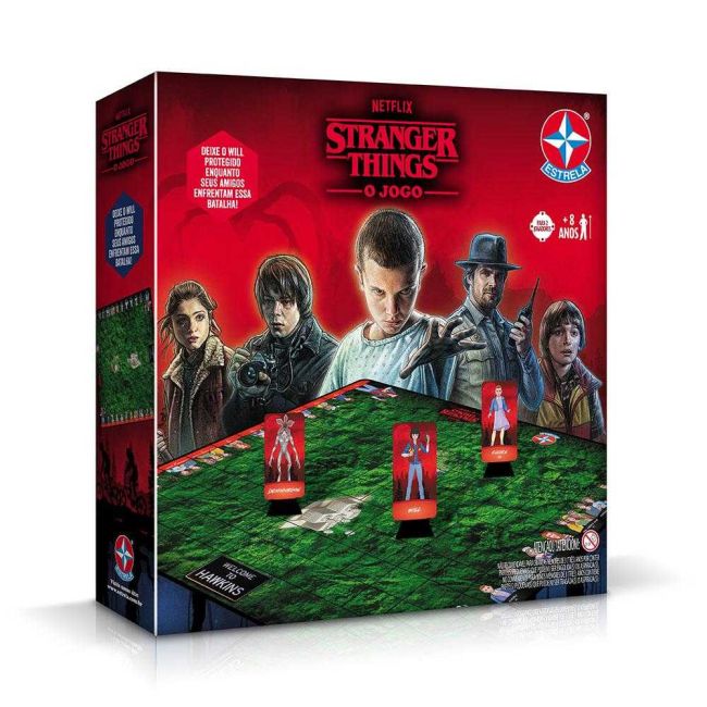Stranger Things O Jogo de Tabuleiro Série Netflix Estrela
