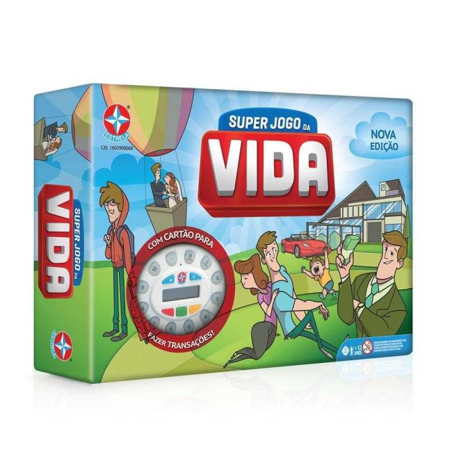Super Jogo Da Vida Com Maquina De Cartão Estrela