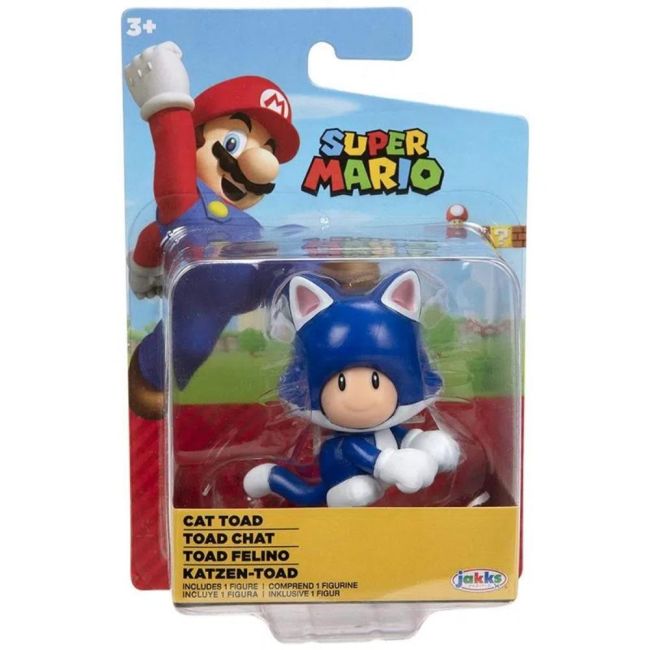 Super Mario Boneco Colecionável Toad Felino Candide