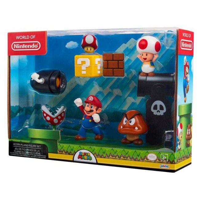 Super Mario Cenário do Mundo Acorn Plains Candide