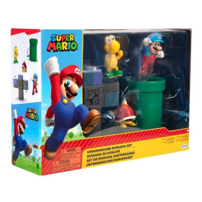 Super Mario Cenário do Mundo Subterrâneo Candide
