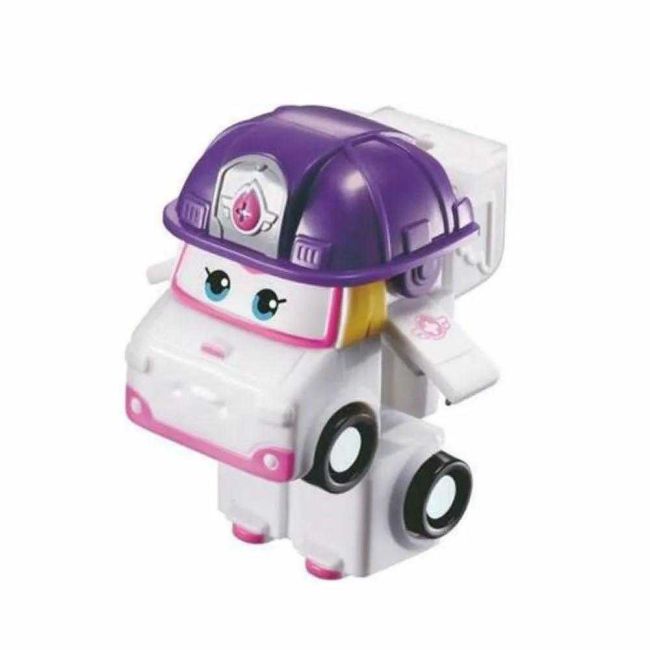 Super Wings Mini Change Em Up Rescue Zoey 6 Cm Transforms Fun