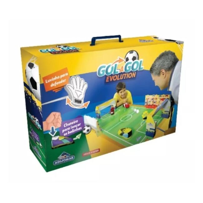 Tabuleiro Futebol Gol a Gol Menino Jogo de Mesa Adijomar