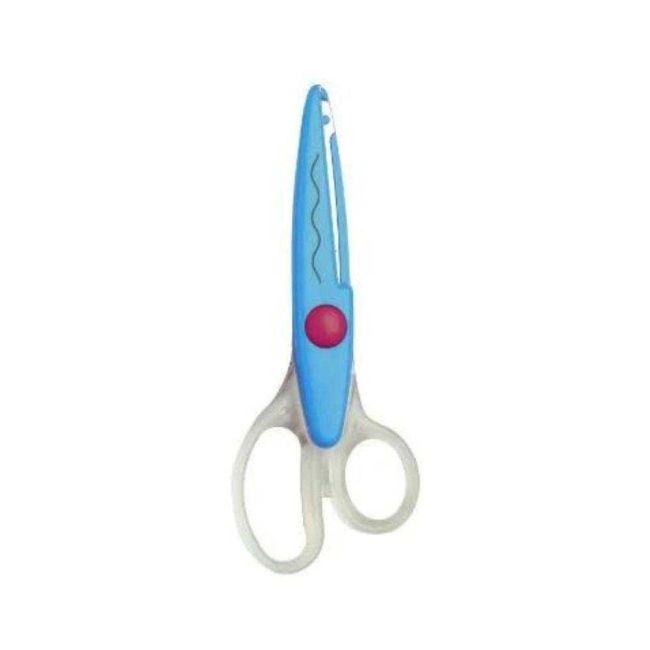 Tesoura Escolar Zig Big Azul Cortes Especiais Cis