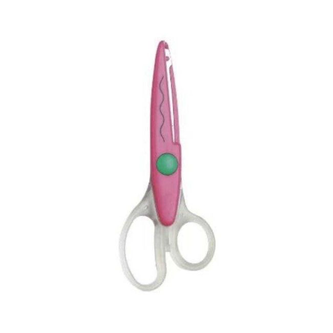 Tesoura Escolar Zig Big Rosa Cortes Especiais Cis