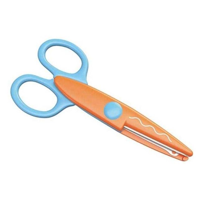 Tesoura Escolar Zig Laranja Cortes Especiais Cis