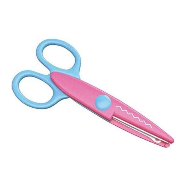 Tesoura Escolar Zig Rosa Cortes Especiais Cis