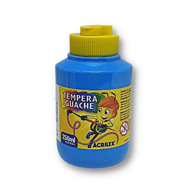 Tinta Guache Azul Celeste 250ml Acrilex