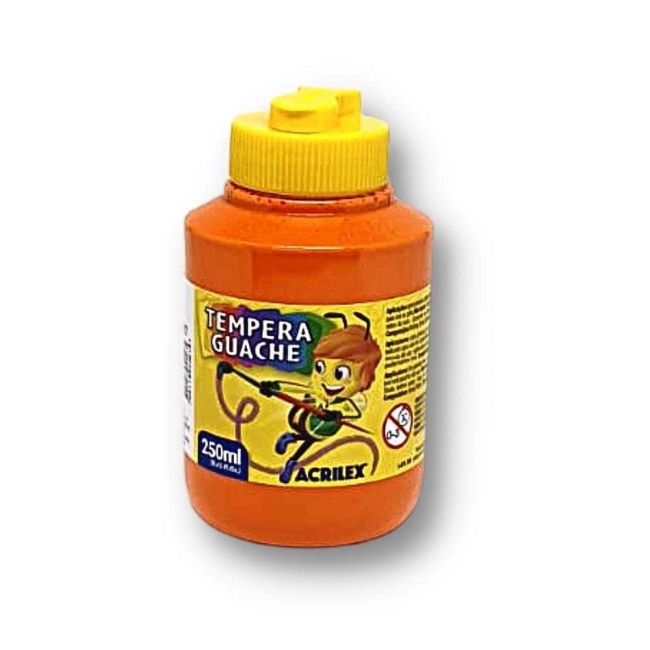Tinta Guache Laranja 250ml Acrilex