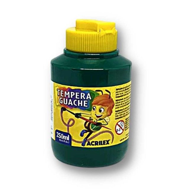 Tinta Tempera Guache Verde Bandeira 250ml 511 Acrilex