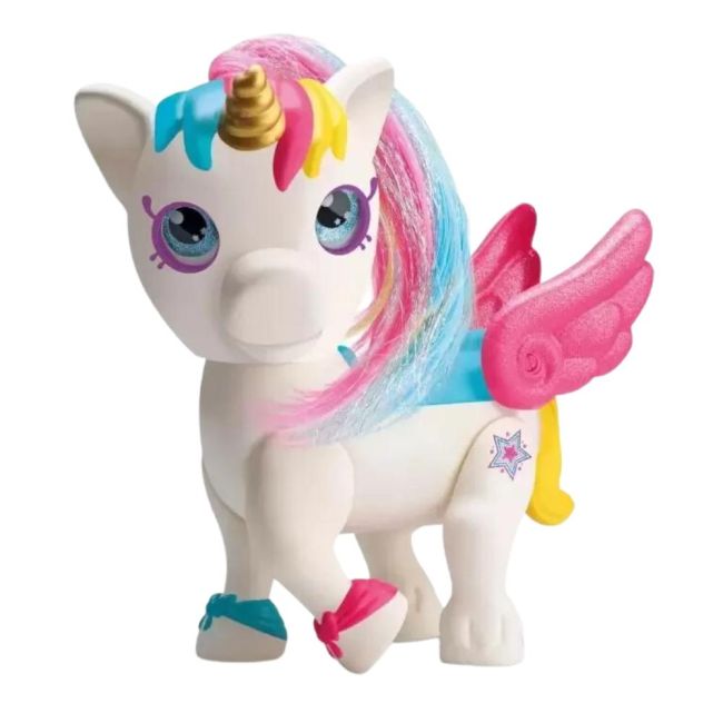 Unicórnio de Vinil 28cm Articulado Divertoys