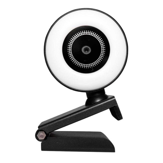 Webcam Full Hd 2k Led Usb Com Microfone Oex
